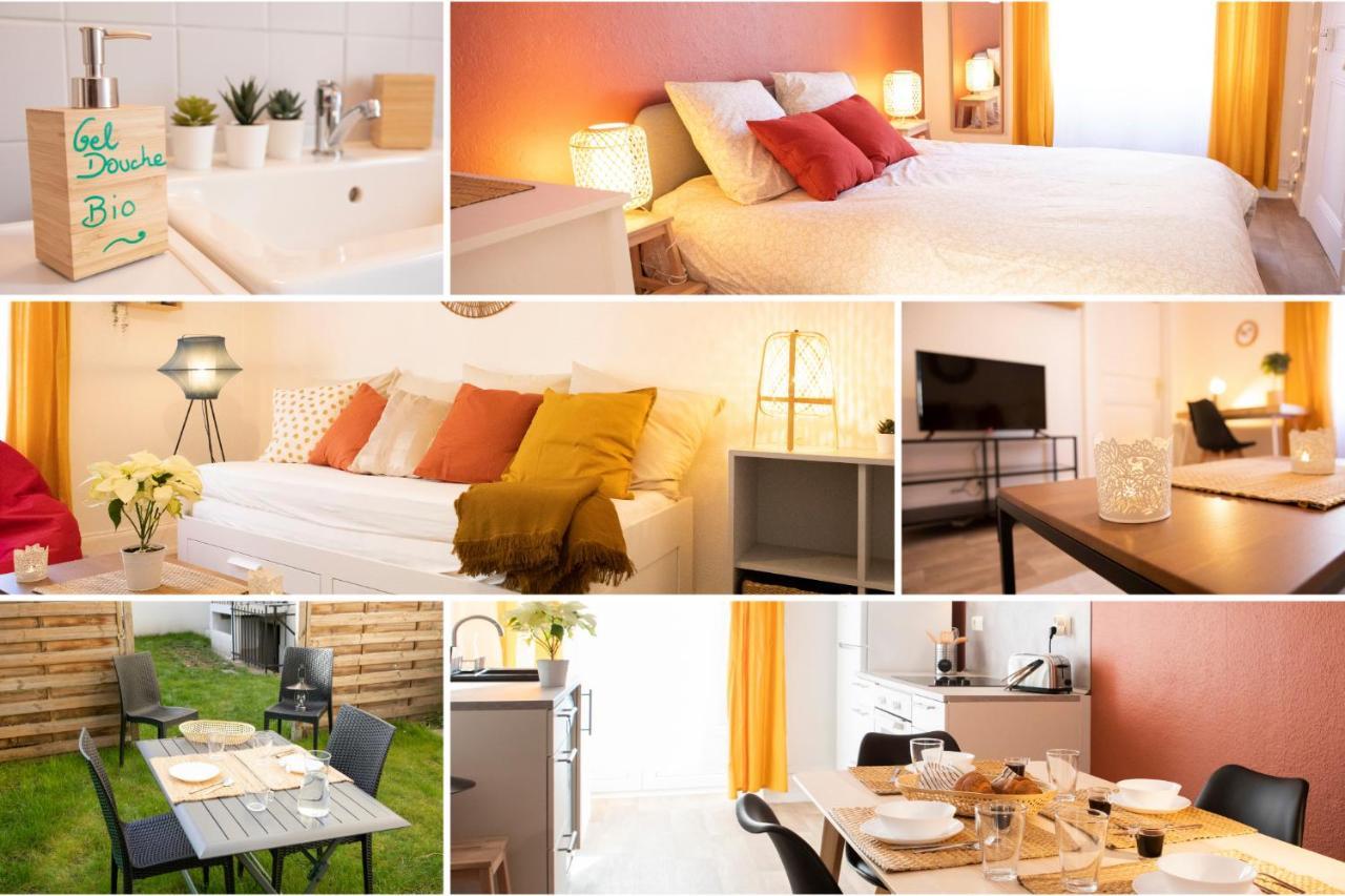 Green Appart Le Chene Rouge Avec Jardin Prive Lejlighed Mulhouse Eksteriør billede